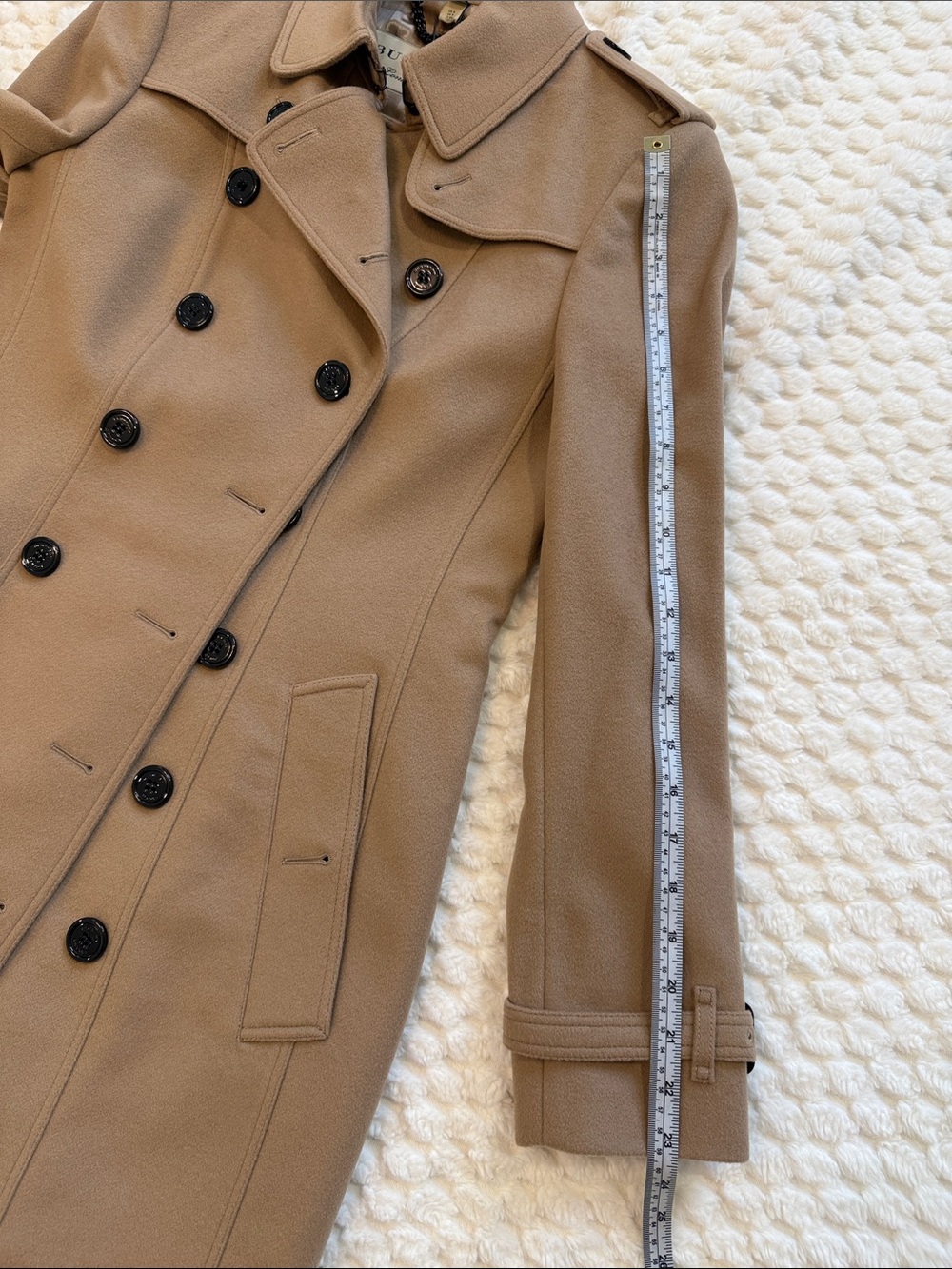 Burberry Queensbury Women’s Wool and Cashmere Coat-Size 6-Authentic-NWT - Picture 11 of 13